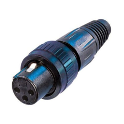 Neutrik NC3FX-SPEC Kablo Tipi 3 Pinli Dişi XLR Konnektör - Neutrik