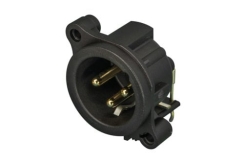 Neutrik NC3MAH-0 Erkek XLR Şase Tipi Konnektör - Neutrik