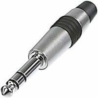 Neutrik NYS228C-0 6,3mm Stereo Jack Siyah - Neutrik