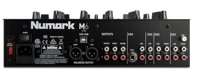 Numark M6 USB Mixer - 4 Kanal DJ Mikser - 3