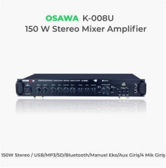 Osawa K-008U Stereo Mikser Amplifikatör - Osawa
