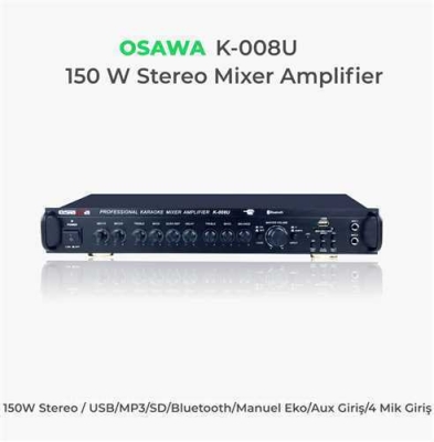 Osawa K-008U Stereo Mikser Amplifikatör - 1