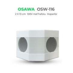 Osawa OSW-116 BEYAZ Çift Yönlü Hat Trafolu 100V Duvar Hoparlörü - Osawa