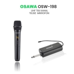 Osawa OSW-198 UHF TEKLI EL MIKROFONU JAK TİPİ - Osawa