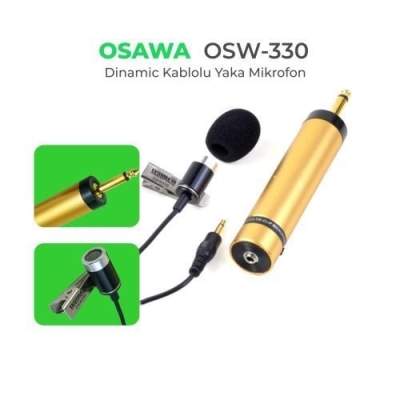 Osawa OSW - 330 Kablolu Yaka Mikrofonu - 1