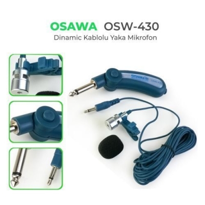 Osawa OSW-430 Kablolu Yaka Mikrofonu - 1