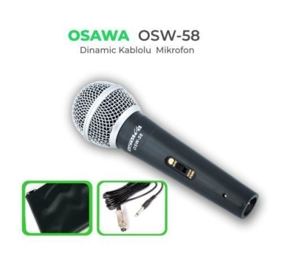 Osawa OSW-58 Dinamik Vokal Mikrofon - 1