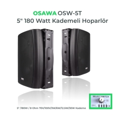 Osawa OSW-5TS 100V Trafolu Duvar Hoparlörü - Osawa