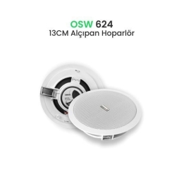 Osawa OSW-624 BEYAZ 10 Watt Asma Tavan Hoparlörü - Osawa