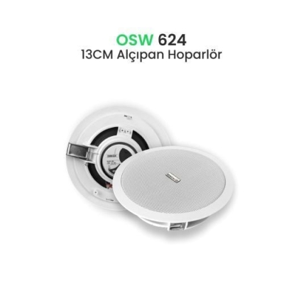 Osawa OSW-624 BEYAZ 10 Watt Asma Tavan Hoparlörü - 1