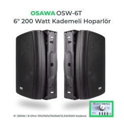 Osawa OSW-6TS 100V Trafolu Duvar Hoparlörü - Osawa