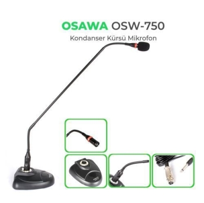 Osawa Osw 750 Masa Kürsü Mikrofonu Uzunluk 73 cm - 1