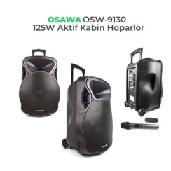 Osawa OSW-9130 Portatif Seyyar El Telsiz Mikrofonlu Ses Sistemi 125 Watt - Osawa