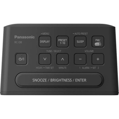Panasonic RC-D8EG-K Dab+Dijital Alarmlı Radyo Siyah - 4