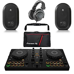 Pioneer DJ AlphaTheta DDJ-FLX2 DJ Başlangıç Seti (JBL Hoparlör + Fifine Kulaklık) - Pioneer DJ