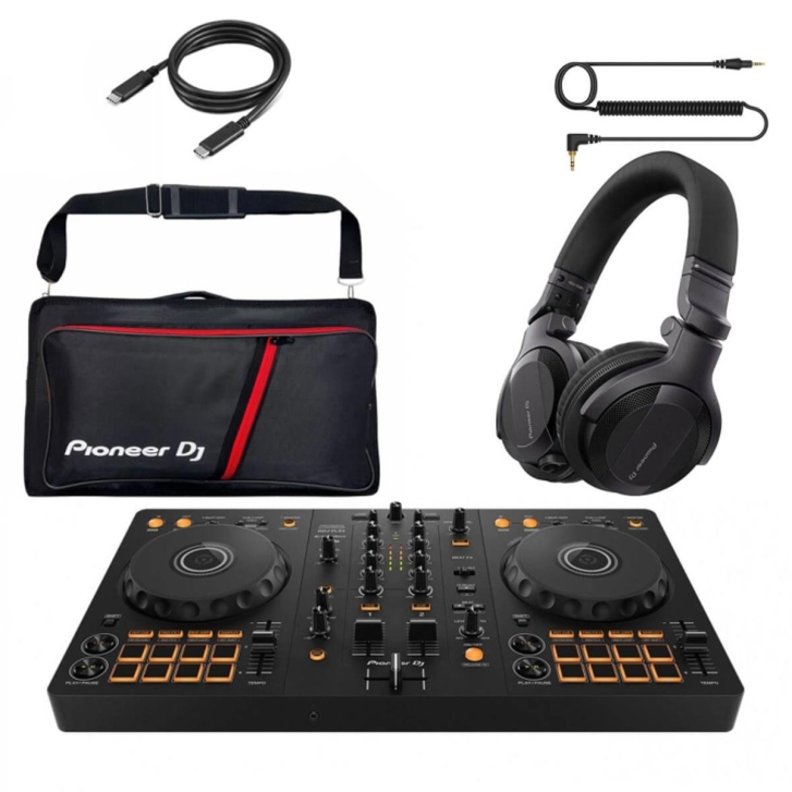 Pioneer DJ DDJ-FLX4 Starter DJ Controller Paketi