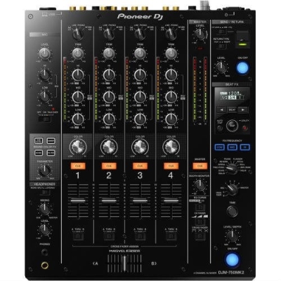 Pioneer DJ DJM 750 MK2 Profesyonel 4 Kanal DJ Mikseri - 1
