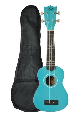 Puka PK-10 Mavi Soprano Ukulele (KILIF HEDİYE) - 1