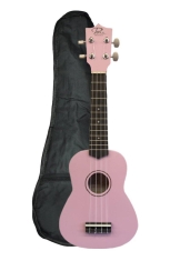 Puka Pk-10 Soprano Ukulele Pembe (KILIF HEDİYE) - Puka