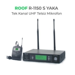 Roof R-1150 S UHF DİGİTAL TEK KANAL YAKA MİKROFONU - Roof