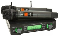 Roof R-203EE Dijital UHF Çift EL Telsiz Kablosuz Mikrofon - 2