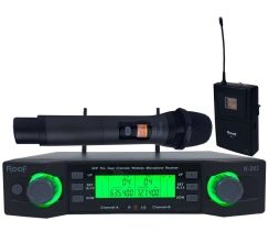 Roof R-203EY Dijital UHF Yaka Telsiz Kablosuz Mikrofon - 1