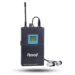 Roof R-3R Uhf Kablosuz Telsiz Rehber Alıcı Kulaklık - 1