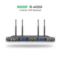 Roof R-4000 4 KANAL MİKROFON ALICISI RECEIVER - Roof