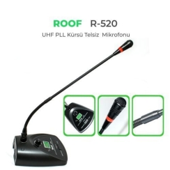 Roof R-520 Verici Kablosuz UHF Kürsü Mikrofonu - Roof