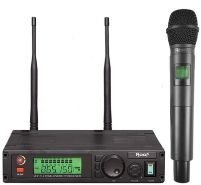 Roof R1100 Dijital UHF Tek EL Telsiz Kablosuz Mikrofon - 1
