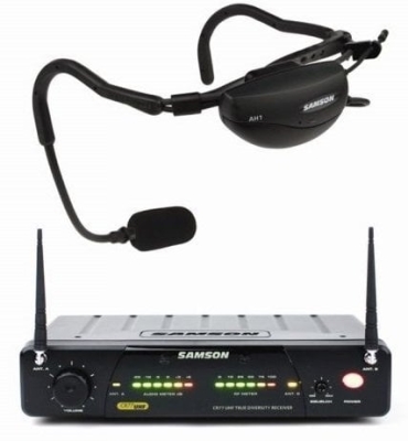 Samson AirLine 77 Telsiz Kablosuz Headset Kafa Tipi Mikrofon - 1