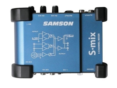 Samson S-MIX 5 Kanal Mini Mixer - 4