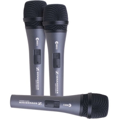 Sennheiser 3-PACK e835-S 3x Vokal Mikrofon - 1