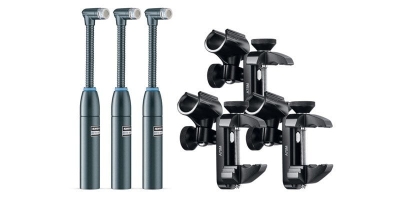 Shure BETA 98AMP/C-3 3'lü Davul Mikrofonu - 1