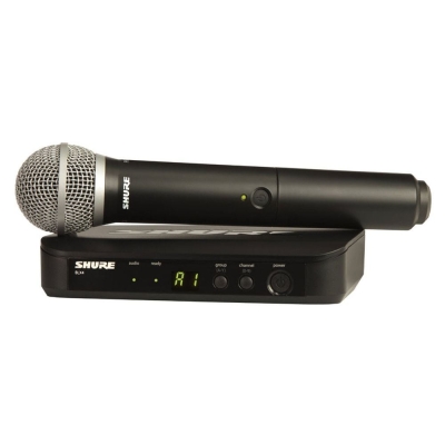 Shure BLX24E/PG58 Tek El Telsiz Kablosuz Mikrofon - 1