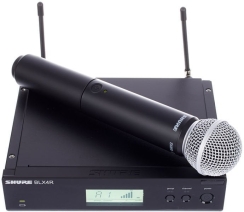 Shure BLX24RE/SM58 Dijital Tek El Telsiz Kablosuz Mikrofon - Shure
