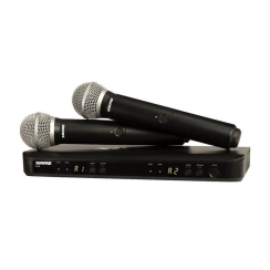 Shure BLX288E/SM58 Dijital Çift EL Telsiz Kablosuz Mikrofon - Shure