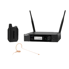 Shure GLXD14+/MX53 Çift Bantlı Dijital Kablosuz Earset Mikrofon Sistemi - Shure