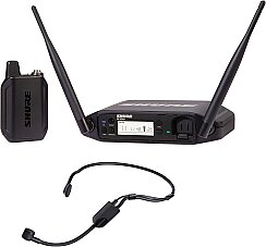 Shure GLXD14+/PGA31 Çift Bantlı Dijital Kablosuz Headset Mikrofon Sistemi - Shure
