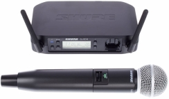 Shure GLXD24E/SM58 Dijital Tek EL Telsiz Kablosuz Mikrofon - 3