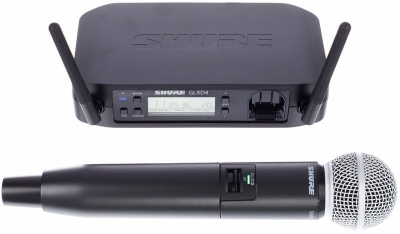 Shure GLXD24E/SM58 Dijital Tek EL Telsiz Kablosuz Mikrofon - 3