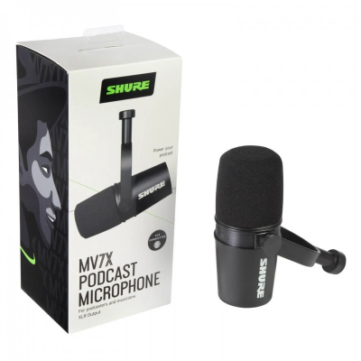 Shure MV7X XLR Podcast Yayın Bilgisayar Stüdyo Mikrofonu - 6