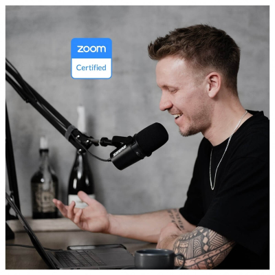 Shure MV7X XLR Podcast Yayın Bilgisayar Stüdyo Mikrofonu - 9