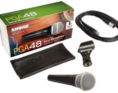 Shure PGA48 XLR-E Dinamik Vokal Mikrofon - 4