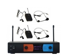 Spekon Vocal 10 Çift Yaka ve Headset Kafa Telsiz Kablosuz Mikrofon - Spekon