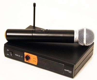 Spekon Vocal 2 Dijital Tek EL Telsiz Kablosuz Mikrofon - 1