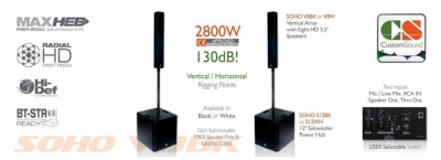 Topp Pro SOHO V8 + S12 Set Column Array Sistem Seti - 4