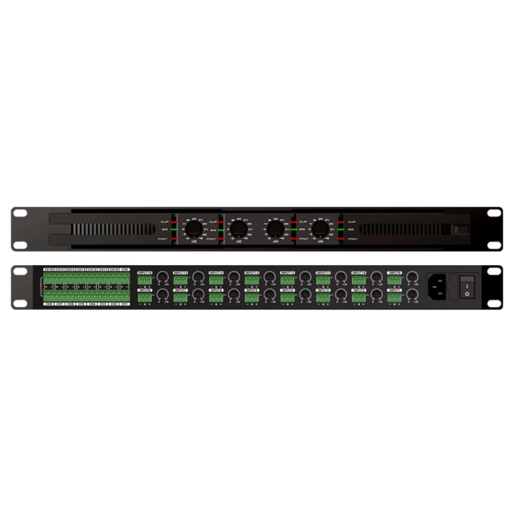 Topp Pro HVA4.150 amfinin Class-D verimliliği ve 1U rack tasarımı
