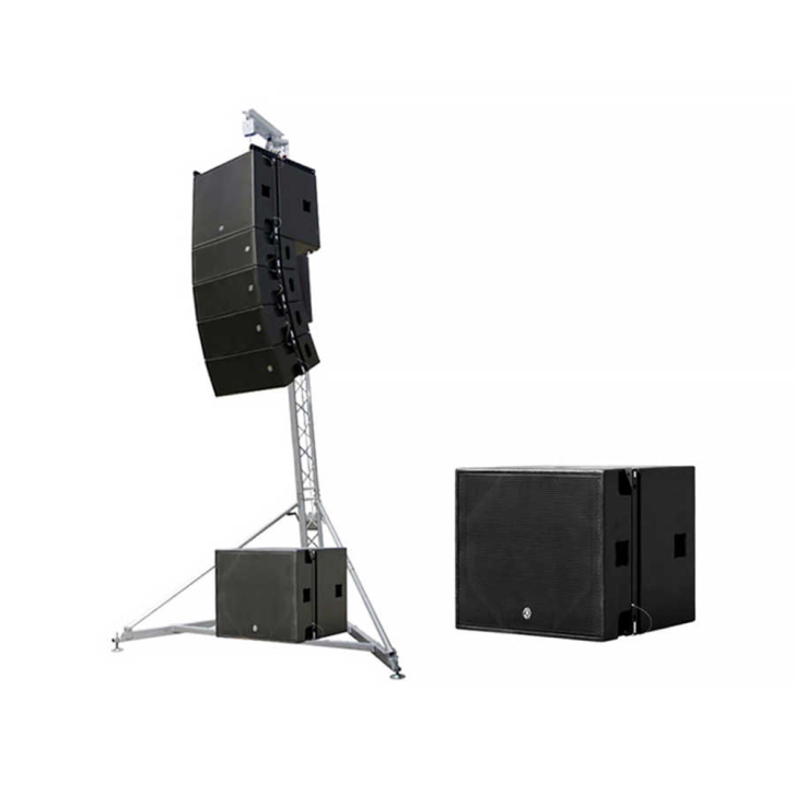 Topp Pro T-ARRAY sisteminin canlı konser kurulumunda subwoofer kullanımı