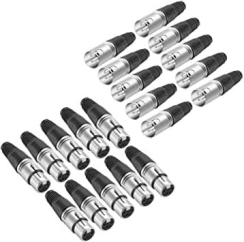 Larkin 20'li XLR Erkek - XLR Dişi Könnektör Seti - Larkin